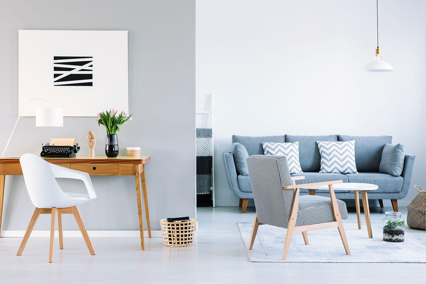 Renovated apartment with balcony